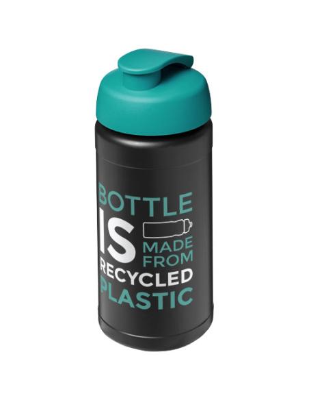 Bidón deportivo con tapa Flip de material reciclado de 500 ml N69164012