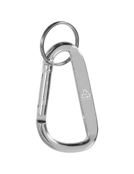 Llavero con mosquetón de aluminio reciclado RCS N18275401