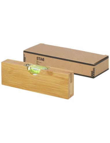 Nivel de burbuja en bambú con abrebotellas N60775401