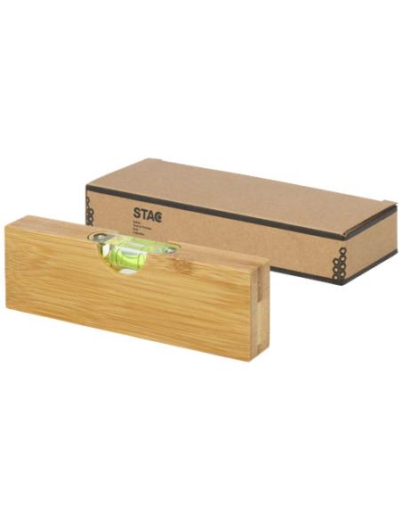 Nivel de burbuja en bambú con abrebotellas N60775401