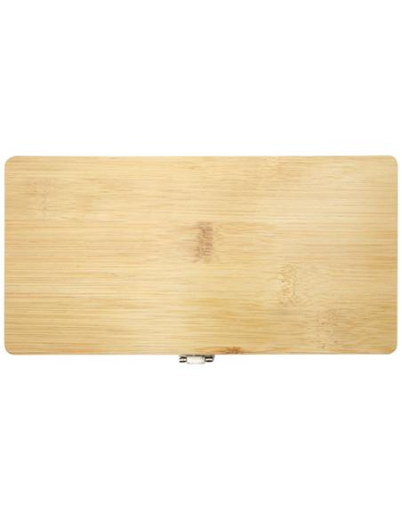 Set de herramientas de bambú/plástico reciclado de 19 piezas N60875401