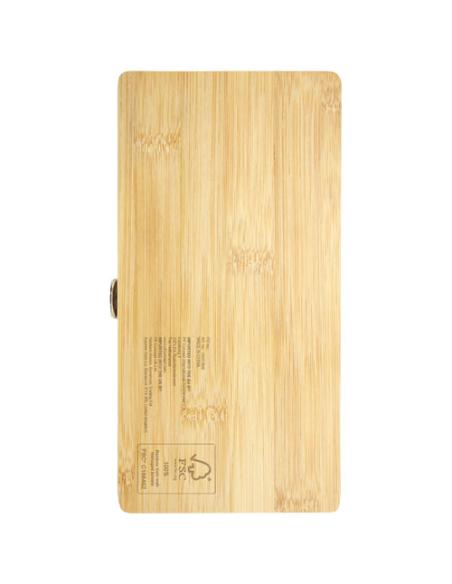 Set de herramientas de bambú/plástico reciclado de 19 piezas N60875401