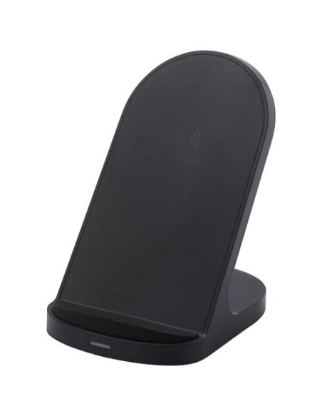 Base de carga inalámbrica con doble bobina de 15W en plástico reciclado con certificación RCS N09043421