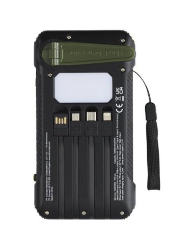 Batería externa de dinamo solar en plástico reciclado de 10 000 mAh con certificación RCS N46643421