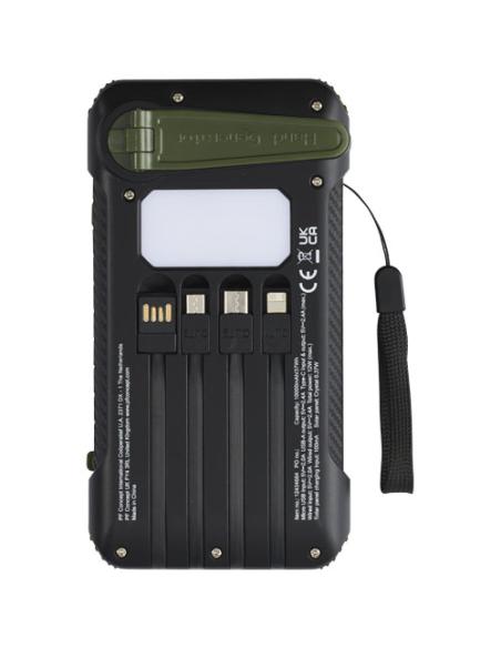 Batería externa de dinamo solar en plástico reciclado de 10 000 mAh con certificación RCS N46643421