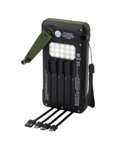 Batería externa de dinamo solar en plástico reciclado de 10 000 mAh con certificación RCS N46643421