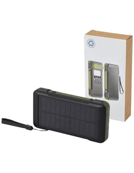 Batería externa de dinamo solar en plástico reciclado de 10 000 mAh con certificación RCS N46643421