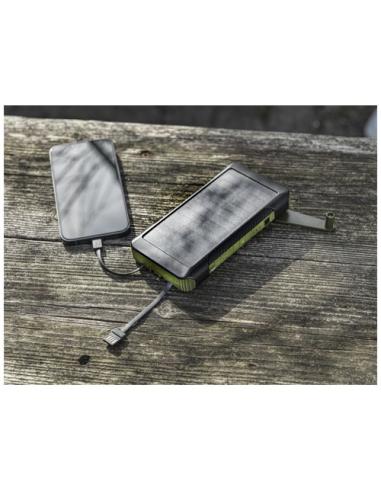 Batería externa de dinamo solar en plástico reciclado de 10 000 mAh con certificación RCS N46643421