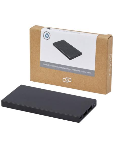 Batería externa de 5000 mAh en aluminio reciclado N09943421