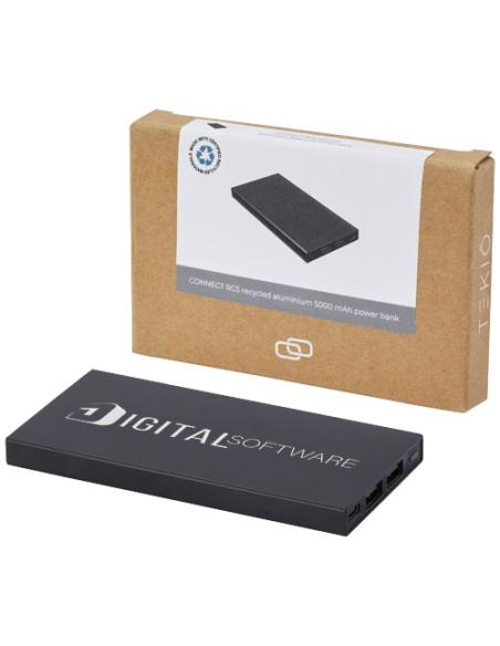 Batería externa de 5000 mAh en aluminio reciclado N09943421