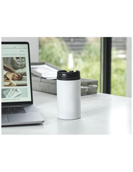 Vaso con aislamiento de acero inoxidable reciclado de 250 ml con certificación RCS N10267001