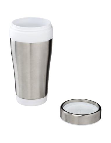 Vaso con aislamiento de acero inoxidable reciclado de 410 ml con certificación RCS N10367001