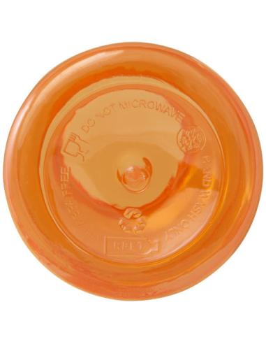 Bidón de 400 ml de plástico reciclado con mosquetón y certificación RCS N13877001