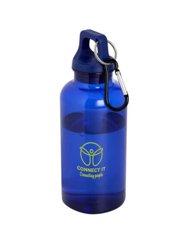 Bidón de 400 ml de plástico reciclado con mosquetón y certificación RCS N25877001