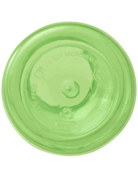 Bidón de 400 ml de plástico reciclado con mosquetón y certificación RCS N16877001