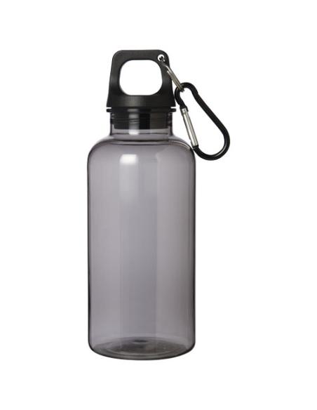 Bidón de 400 ml de plástico reciclado con mosquetón y certificación RCS N09877001