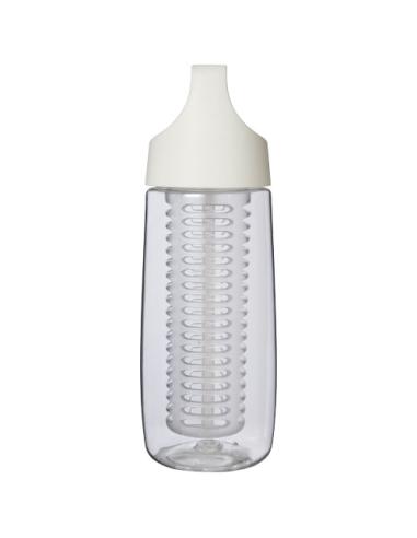 Bidón deportivo en plástico reciclado de 700 ml con tapa Flip e infusor N10487001