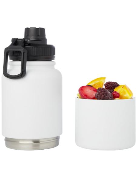 Bidón deportivocon aislamiento de acero inoxidable de 840 ml con certificación RCS N10787001