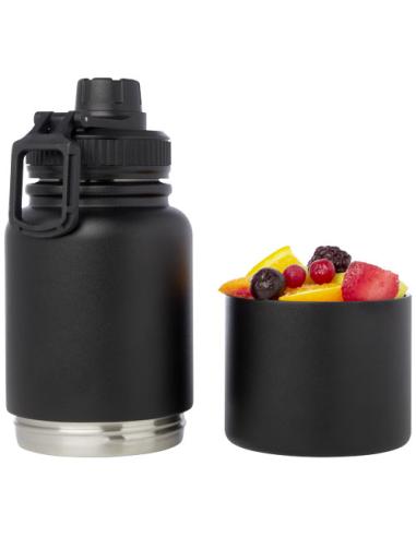 Bidón deportivocon aislamiento de acero inoxidable de 840 ml con certificación RCS N09787001