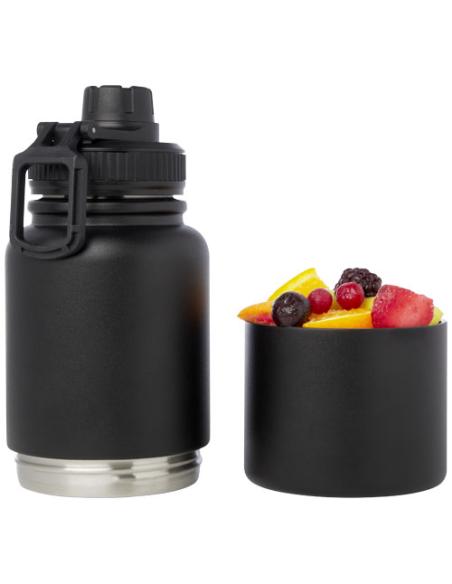 Bidón deportivocon aislamiento de acero inoxidable de 840 ml con certificación RCS N09787001