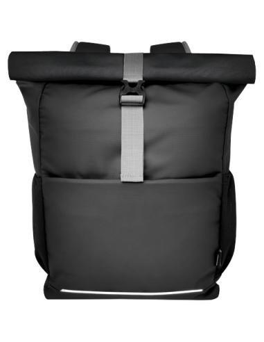 Bolsa enrollable para bicicleta resistente al agua de material reciclado GRS de 15" y 20 l N09050031