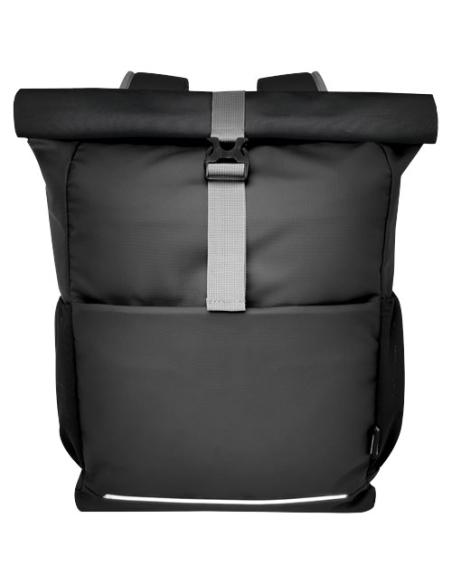 Bolsa enrollable para bicicleta resistente al agua de material reciclado GRS de 15" y 20 l N09050031