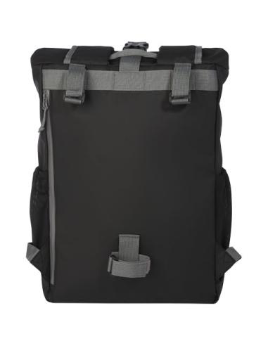 Bolsa enrollable para bicicleta resistente al agua de material reciclado GRS de 15" y 20 l N09050031