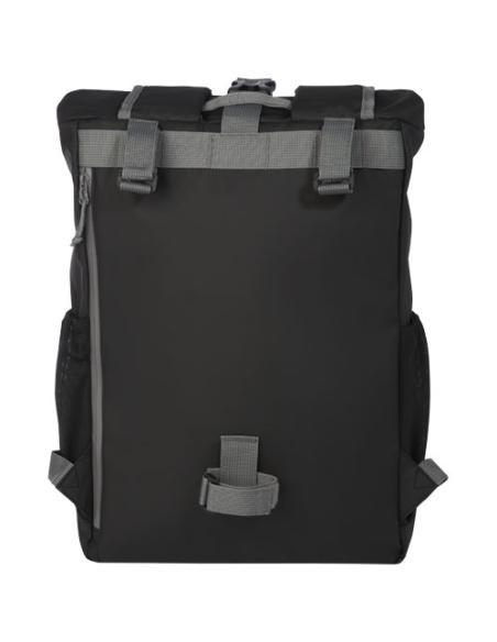 Bolsa enrollable para bicicleta resistente al agua de material reciclado GRS de 15" y 20 l N09050031