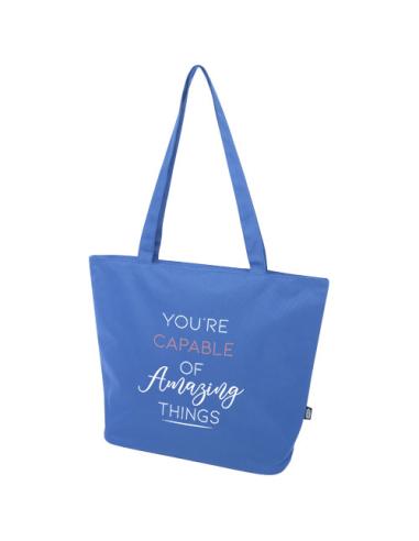 Bolsa Tote con cremallera de material reciclado GRS de 20 l N35250031