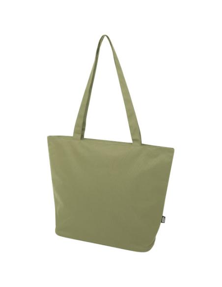 Bolsa Tote con cremallera de material reciclado GRS de 20 l N06250031