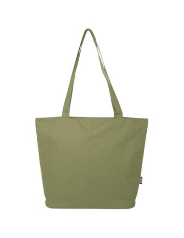 Bolsa Tote con cremallera de material reciclado GRS de 20 l N06250031