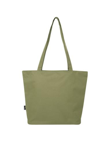 Bolsa Tote con cremallera de material reciclado GRS de 20 l N06250031