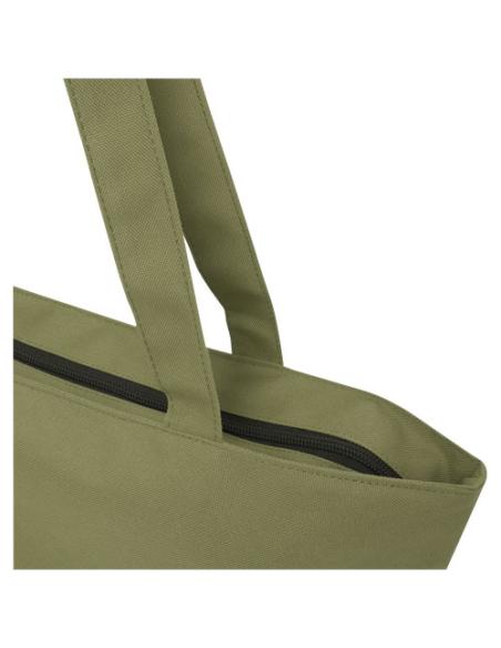 Bolsa Tote con cremallera de material reciclado GRS de 20 l N06250031