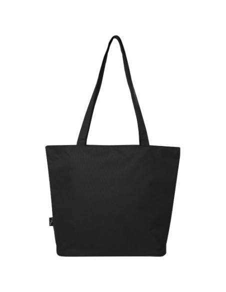 Bolsa Tote con cremallera de material reciclado GRS de 20 l N09250031