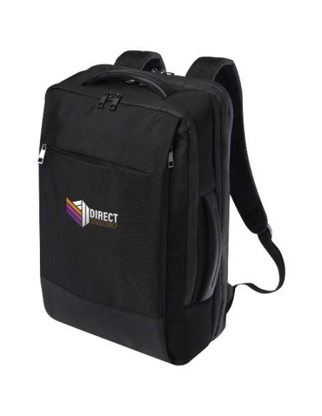 Mochila para portátil de 17" expandible de material reciclado GRS de 35 l N09750031