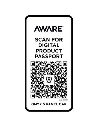 Gorra de material reciclado de cinco paneles Aware™ N01014573