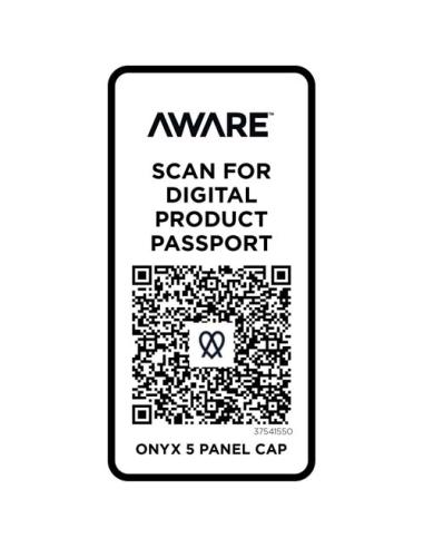 Gorra de material reciclado de cinco paneles Aware™ N05514573