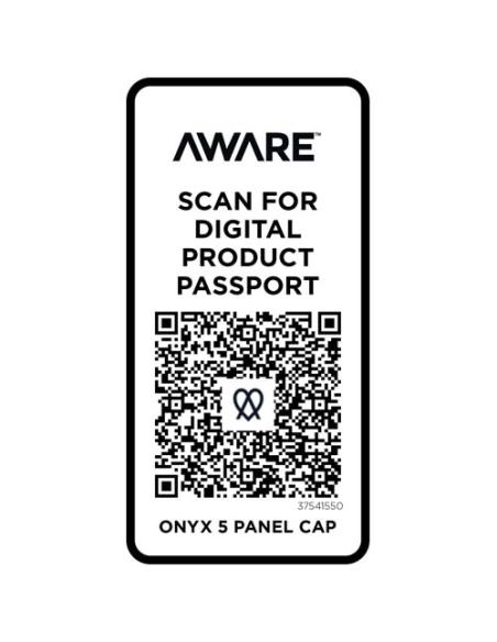 Gorra de material reciclado de cinco paneles Aware™ N05514573