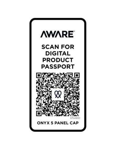 Gorra de material reciclado de cinco paneles Aware™ N01614573