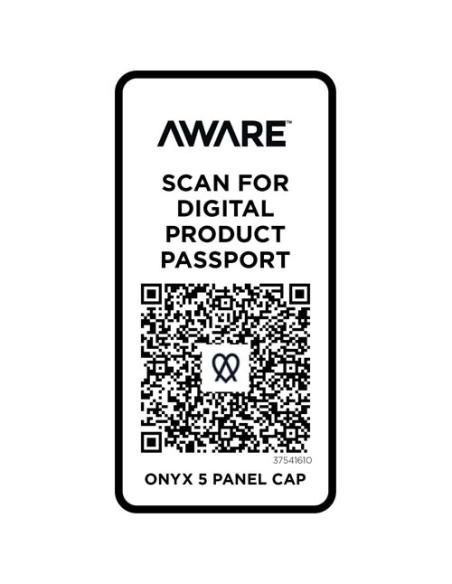 Gorra de material reciclado de cinco paneles Aware™ N01614573