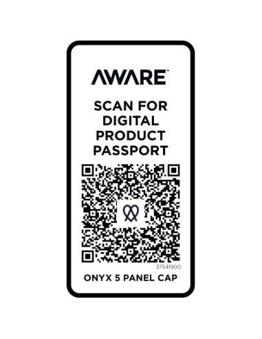 Gorra de material reciclado de cinco paneles Aware™ N00914573