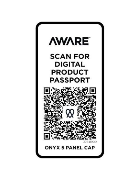 Gorra de material reciclado de cinco paneles Aware™ N00914573