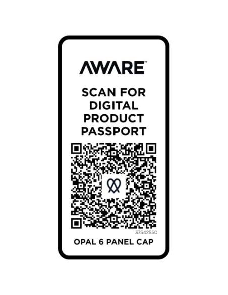 Gorra de material reciclado de seis paneles Aware™ N05524573