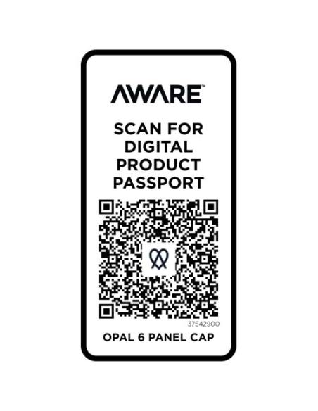 Gorra de material reciclado de seis paneles Aware™ N00924573