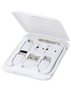 Cable de carga modular de plástico reciclado con soporte para teléfono N10163421