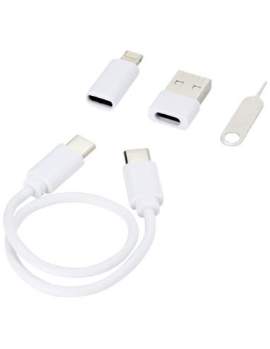 Cable de carga modular de plástico reciclado con soporte para teléfono N10163421