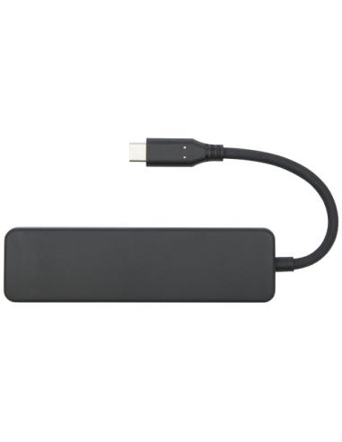 USB 2.0-3.0 con adaptador multimedia de plástico reciclado con puerto HDMI y certificación RCS N09863421