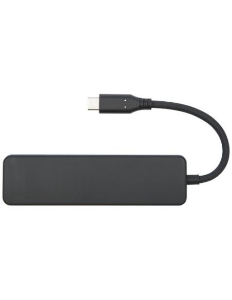 USB 2.0-3.0 con adaptador multimedia de plástico reciclado con puerto HDMI y certificación RCS N09863421