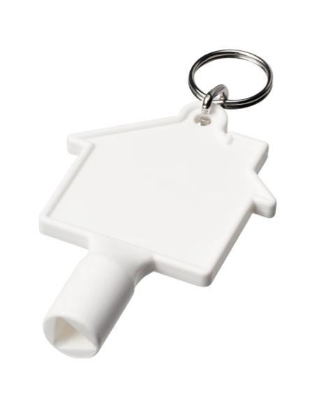 Llavero de material reciclado con forma de casa N10591012