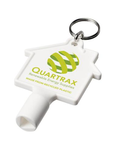 Llavero de material reciclado con forma de casa N10591012